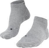 FALKE GO2 Short golf sokken anti blaren, medium padding katoen sportsokken heren grijs - Maat 44-45
