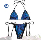 Livano Bikini Femme – Bikini Filles – Maillot de Bain – Push Up – Maillot de Bain Maillots de bain – Nager – Set Sexy – Haut et Bas – Blauw – Taille M