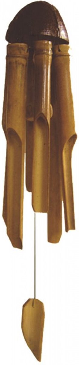 Bamboe windgong - Kokosnoot - Naturel - 35cm - Windchime