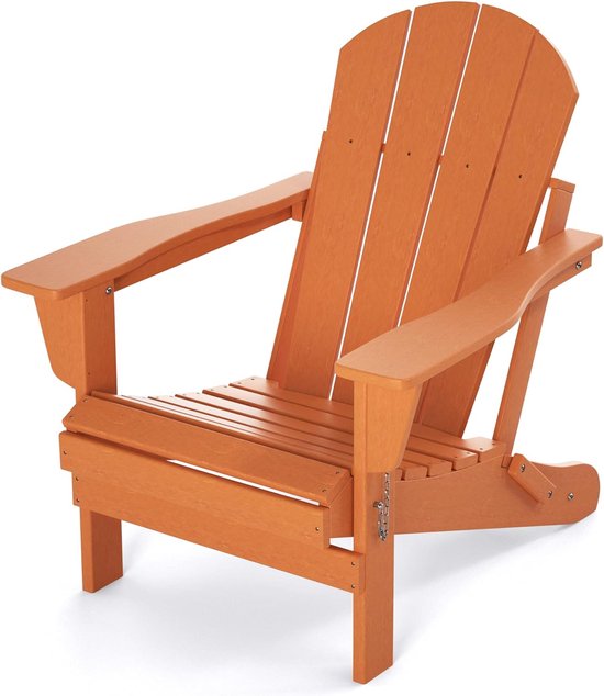 Adirondack Stoel Oranje Kleur - Mooi en Comfortabel Design