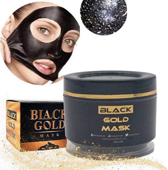 Foto: Black gold peel off masker gezichtsmasker blackhead remover reinigend en zuiverend mask 100ml tegen mee eters en acne skin care anti rimpel