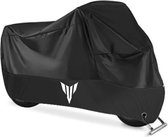 Motorhoes Voor Yamaha - Geschikt Voor Yamaha Mt 01, 07, 09, 10 - Voor Alle Soorten Weer - Bescherming Tegen UV En verontreinigende Stoffen - 265x105x125cm - Zwart Met Logo