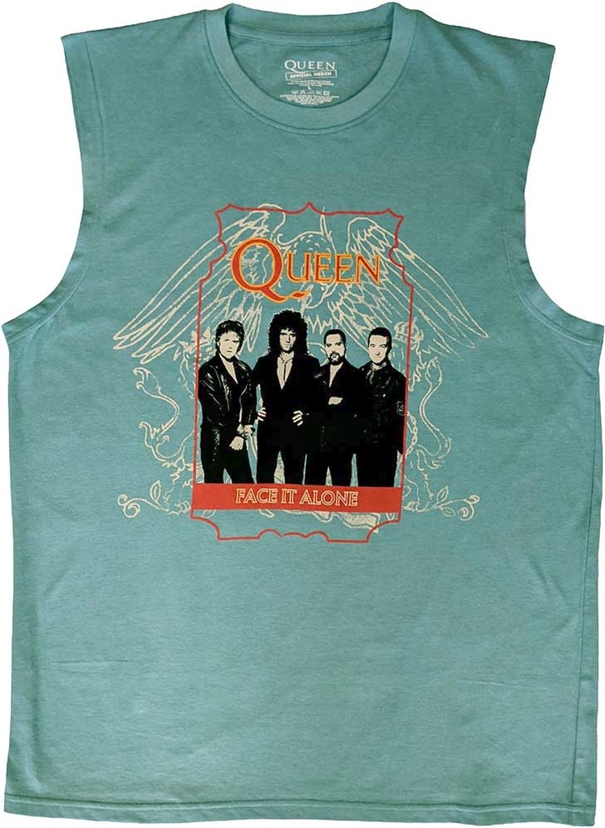 Queen - Face It Alone Tanktop - L - Groen