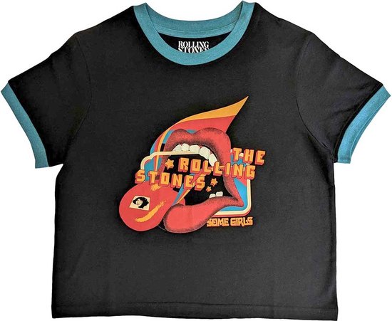 The Rolling Stones - Haut court Some Girls Crop top - XL - Zwart