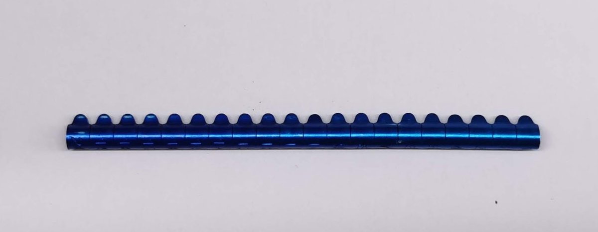aluminium knijpringen - voetringen - vogelringen - duivenringen - kippenringen - Blauw - 10 mm