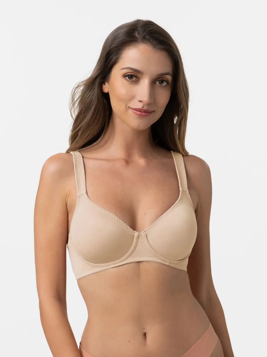 Dorina beugel Bh zonder vulling - Lindsay ECO - 100D - beige.