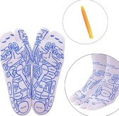 Bol.com Reflexologie Sokken - Voetmassage Apparaat - Zone - Reflexology Socks - Acupressuur Sokken - Maat 40-45 aanbieding
