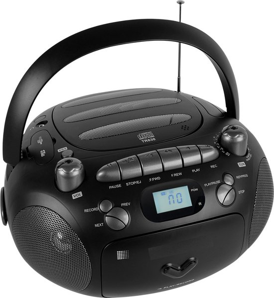 Currero Stereo Boombox Noodradio Radio FM AM USB Oplaadbaar