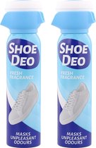 2x150ml Schoenendeodorant - sneaker deo - schoen deodorant - anti geur spray - deoderizer - shoe deo - Frisse geur - Fresh - Schoendeo - Verfrissend