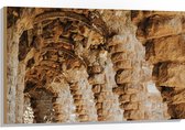 WallClassics - Hout - Park Güel een stadspark in Barcelona - 105x70 cm - 9 mm dik - Foto op Hout (Met Ophangsysteem)