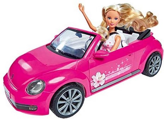 Pop Steffi Love Cabriolet New Beetle 45 cm Auto Roze van POP — afbeelding 3