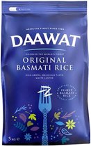 Daawat Original Basmati Rijst - 20 kg - Witte biologische rijst - Rijke en zoete smaak - Vol aroma