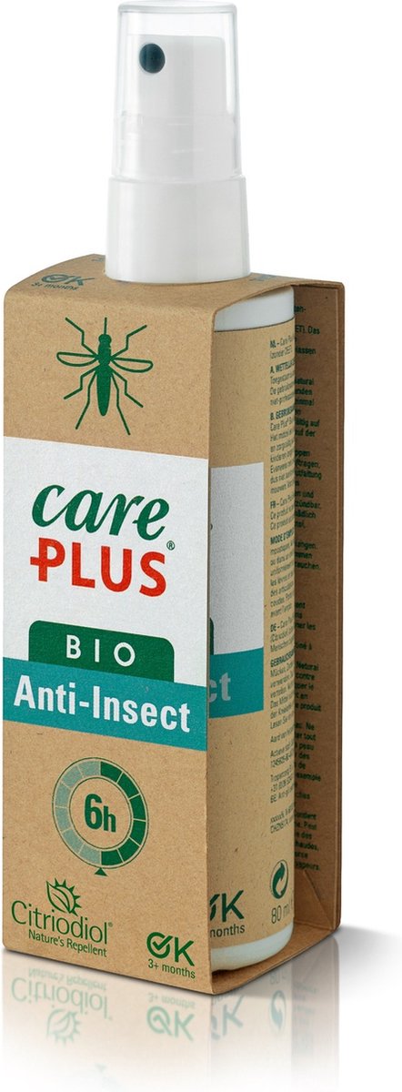 Goedkoopste Care Plus® Bio Anti-Insect Spray, 80ml - te gebruiken voor kinderen vanaf 3 maanden