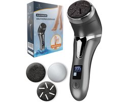 Be Lavish Elektrische Eeltverwijderaar met Stofzuigsysteem - Voetvijl - Eeltvijl - IPX7 waterdicht - USB Oplaadbaar - Inc. 3 Opzetstukken & Borstel
