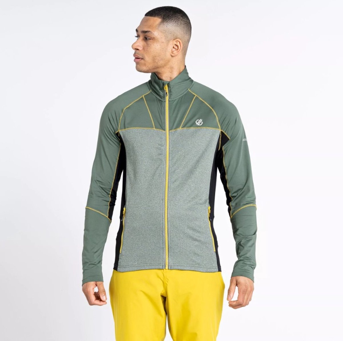 Dare2B Heren Reformed II Core Stretch Pully AgaveGr/Duck Groen