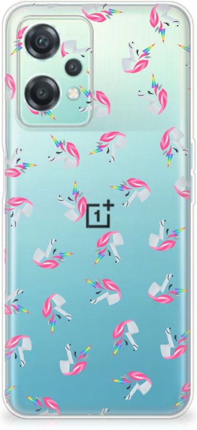 GOKEN Cover Per OnePlus Nord CE 2 5G - Custodia In Silicone TPU Con Effetto Gradiente Rosa/Viola - Antiurto E Antiscivolo