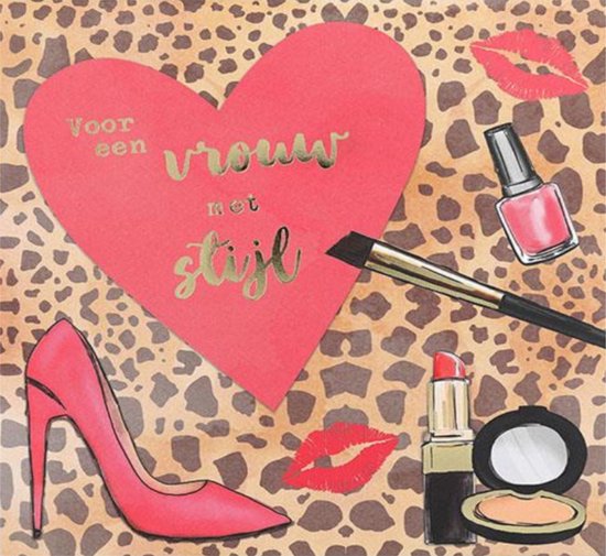 Depesche - Pop up muziekkaart met licht en de tekst "Voor een vrouw met stijl" - mot. 018