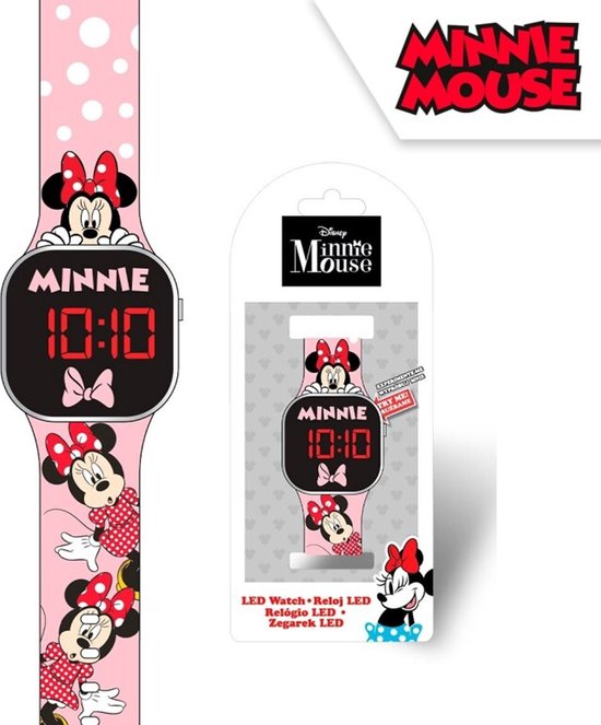 Horloge Murale Analogique Minnie Mouse – 25 Cm, Décoration Chambre Enfant & Salle De Jeux