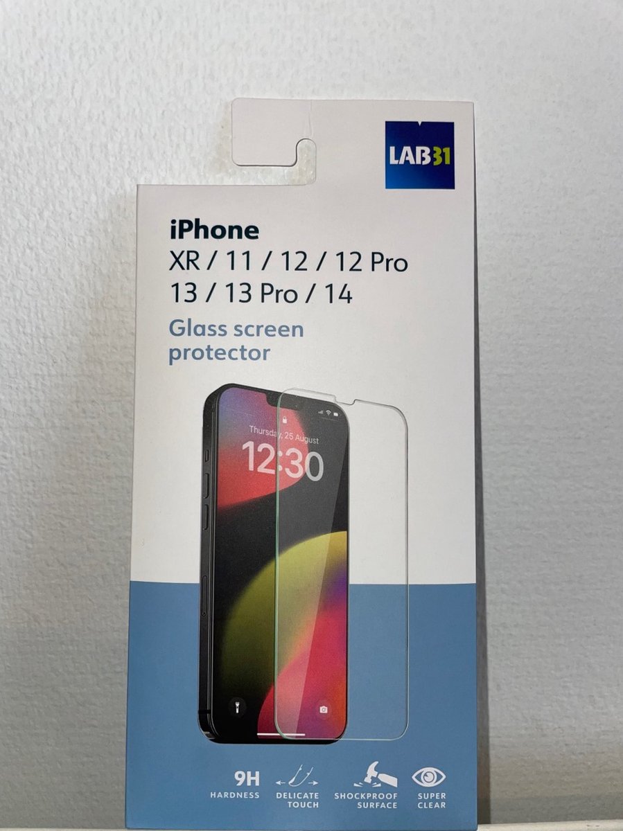 Glass screen protector - Geschikt voor Iphone XR/11/12/12 pro/13/13 pro/14 - Beschermlaagje - screenprotector - voor apple telefoon -
