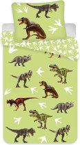 Housse de couette Dinosaurus Bébé 100x135 cm Vert