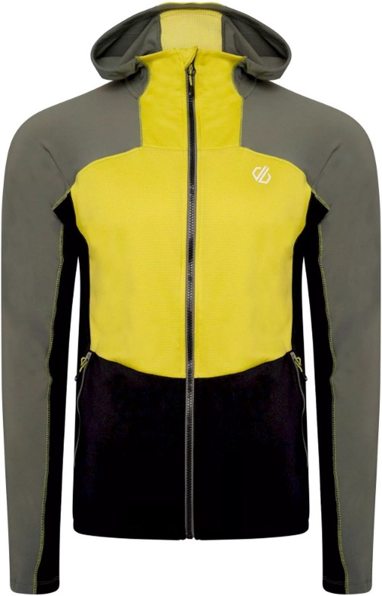 Dare2B Heren Revive II Core Stretch Hoodie AntiMoss/Blk Antique Moss