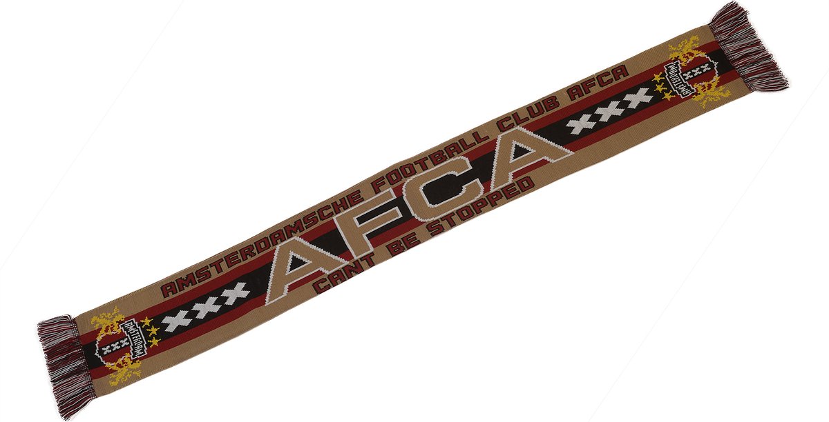 Sjaal AFCA Crème Away- AFCA - Ajax - Mokum - Fanwear - Sjaal - 3e tenue