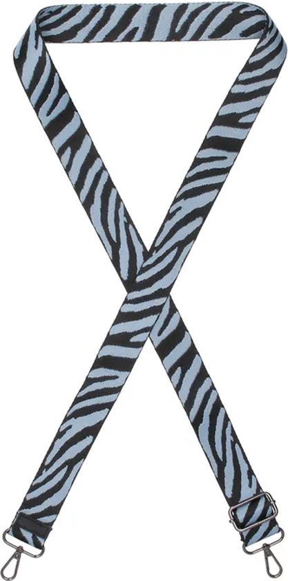 Zebra Trends Bandoulière Merel - Bandoulière pour Sac - Bagstrap - Ajustable - Bleu Clair