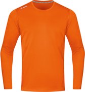 Jako - Shirt Run 2.0 - Oranje Longsleeve Heren-3XL