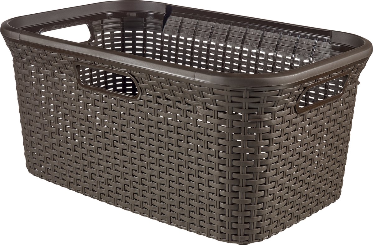 Goedkoopste Curver Style Wasmand - 45L - Bruin