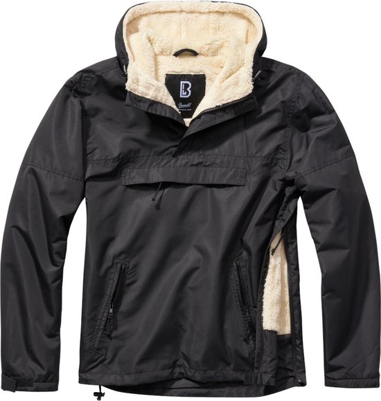 Brandit - Lumber hooded Jacket - 4XL - Rood/Zwart