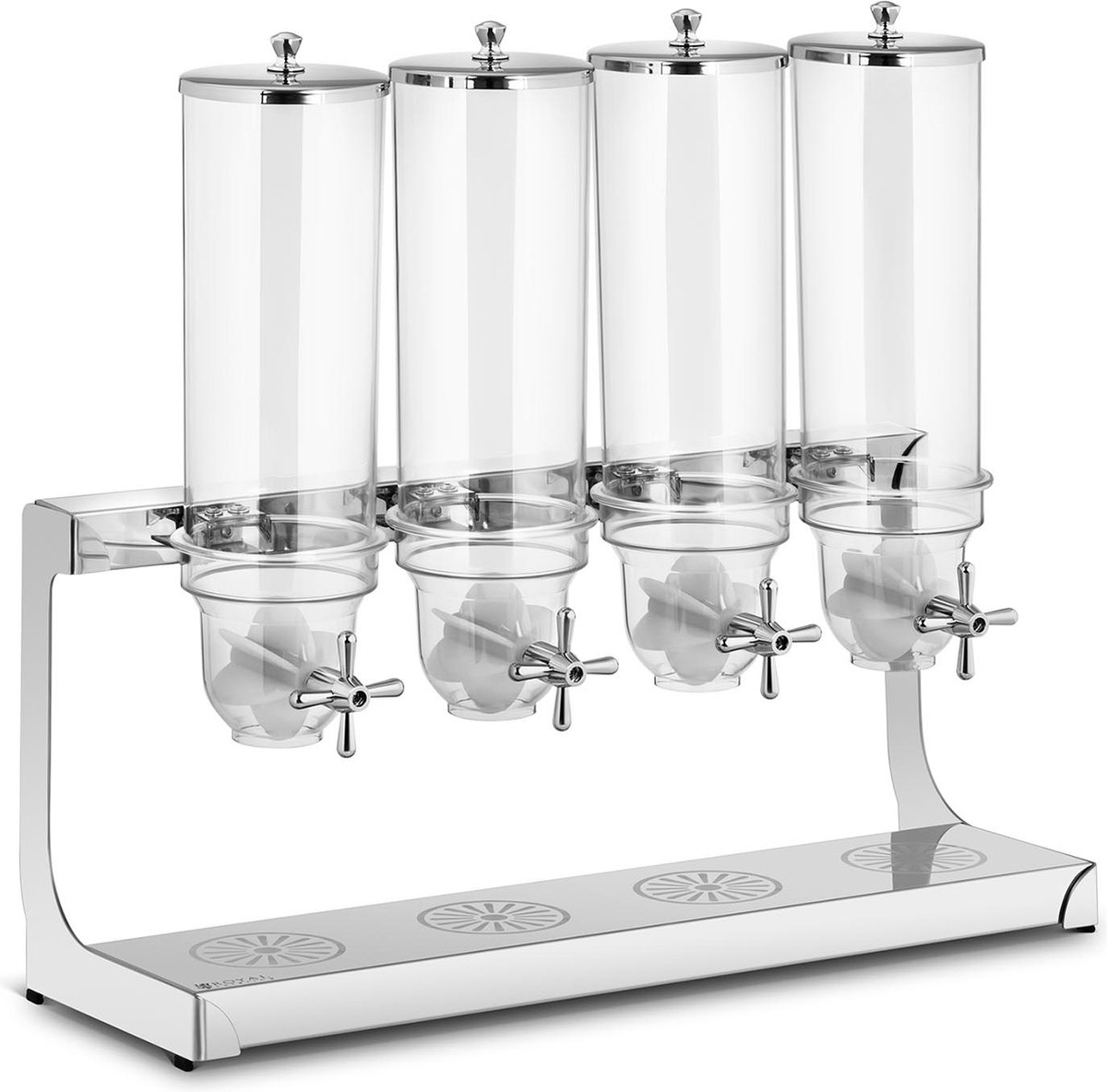 Royal Catering Granen Dispenser - 4 x 3.5 L - 4 containers