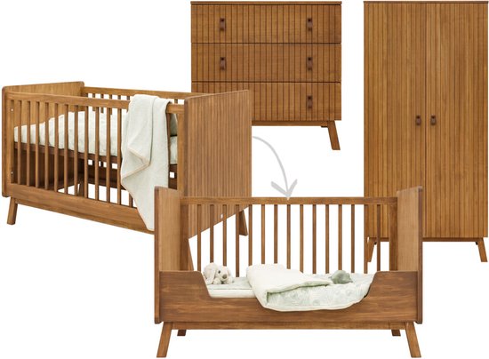 Bopita Senna 3-delige meegroeikamer - Rose Wood