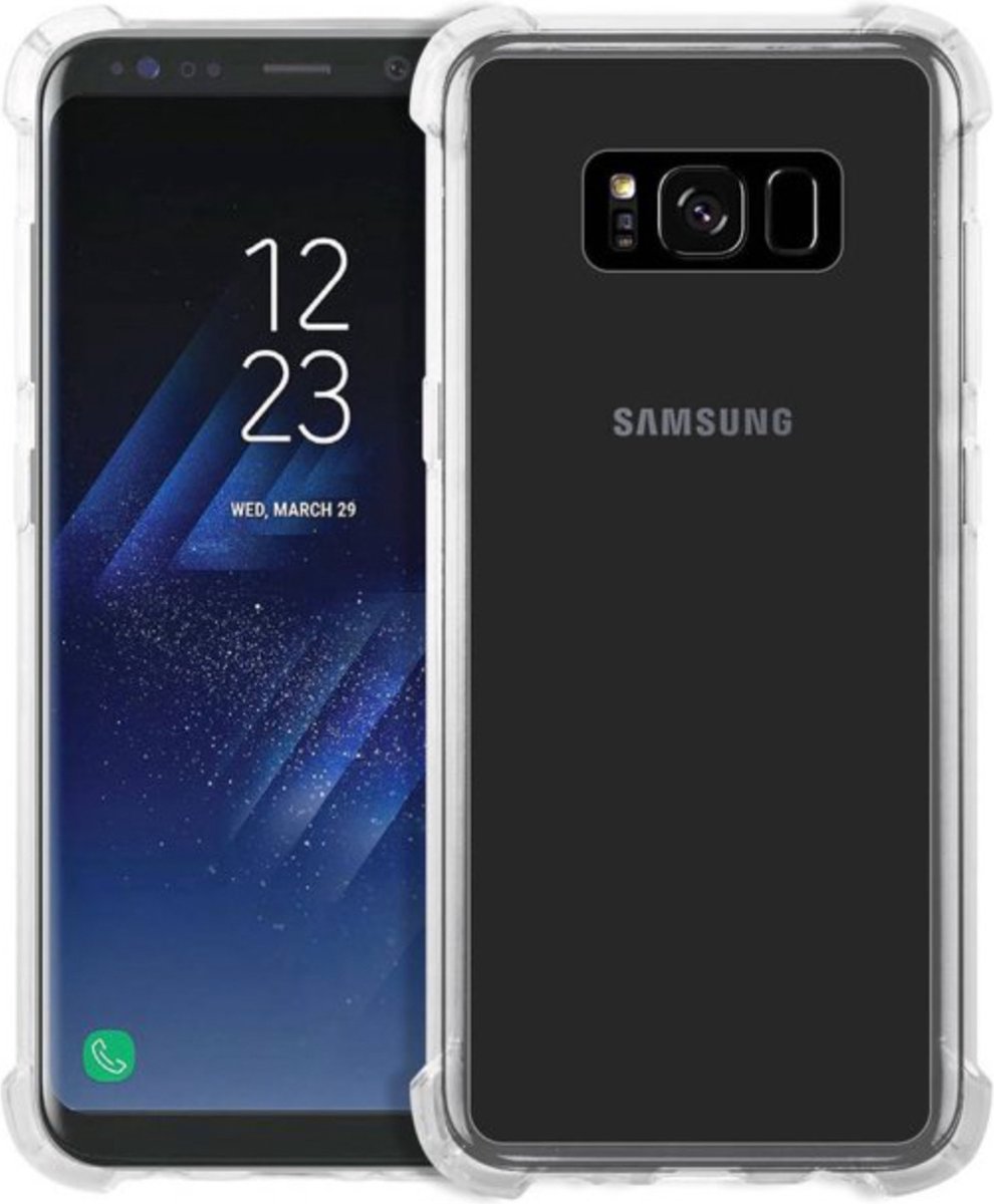 Samsung S8 Hoesje Transparant Shock Proof Siliconen Hoes Case Cover - Samsung Galaxy S8 Hoesje