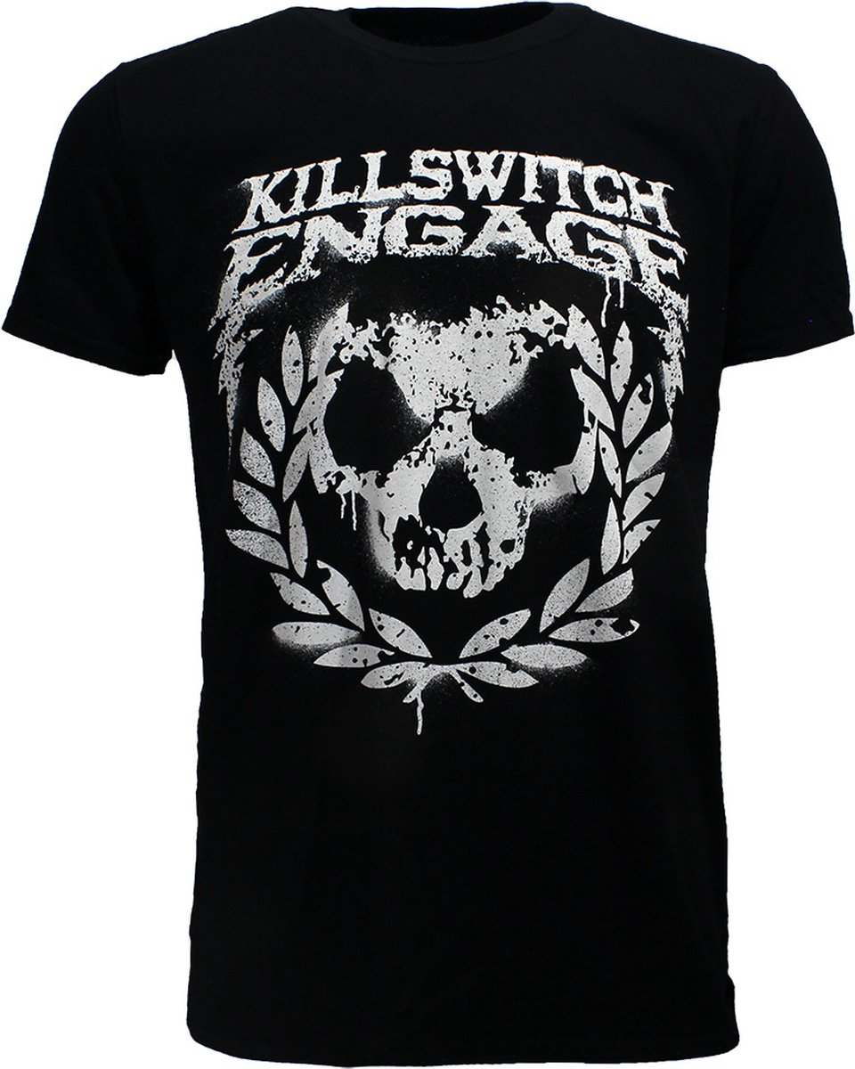 Killswitch Engage Skull Spraypaint T-Shirt - Officiële Merchandise - L