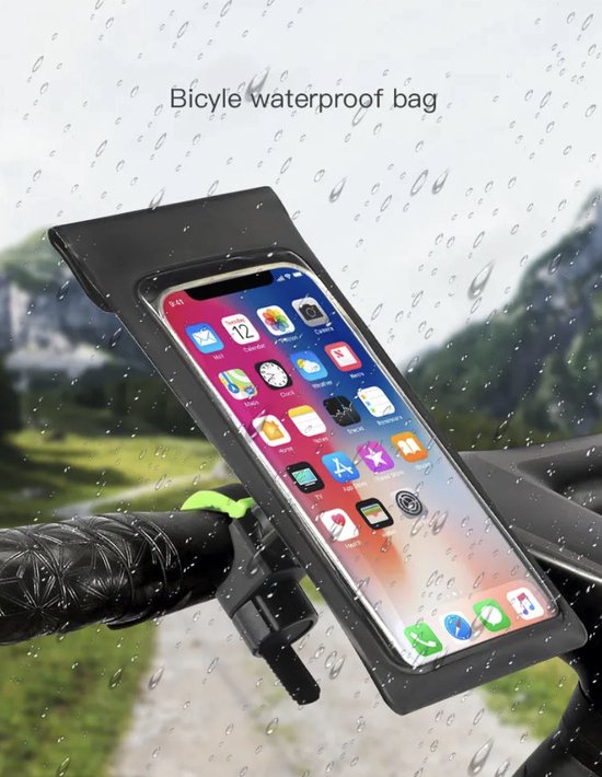 Telefoonhouder Fiets Waterdicht - GSM Houder Fiets - Universeel voor