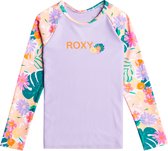 Roxy - Rashguard anti-UV pour filles - Paradisiac Island - Manches longues - UPF50 - Mint Tropical Trails - Taille 104cm