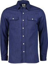 Hensen Overhemd - Slim Fit - Blauw - 4XL Grote Maten