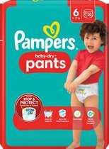 Pampers Bébé Pants Bébé Dry Taille 6 Extra Large (14-19 kg), 20 couches culottes