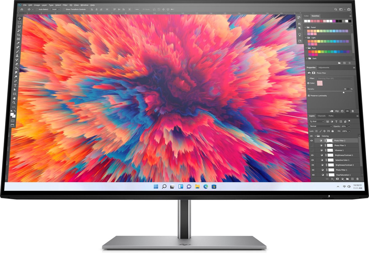 HP Z24q G3 60,5 cm (23.8 ) 2560 x 1440 Pixels Quad HD Zilver