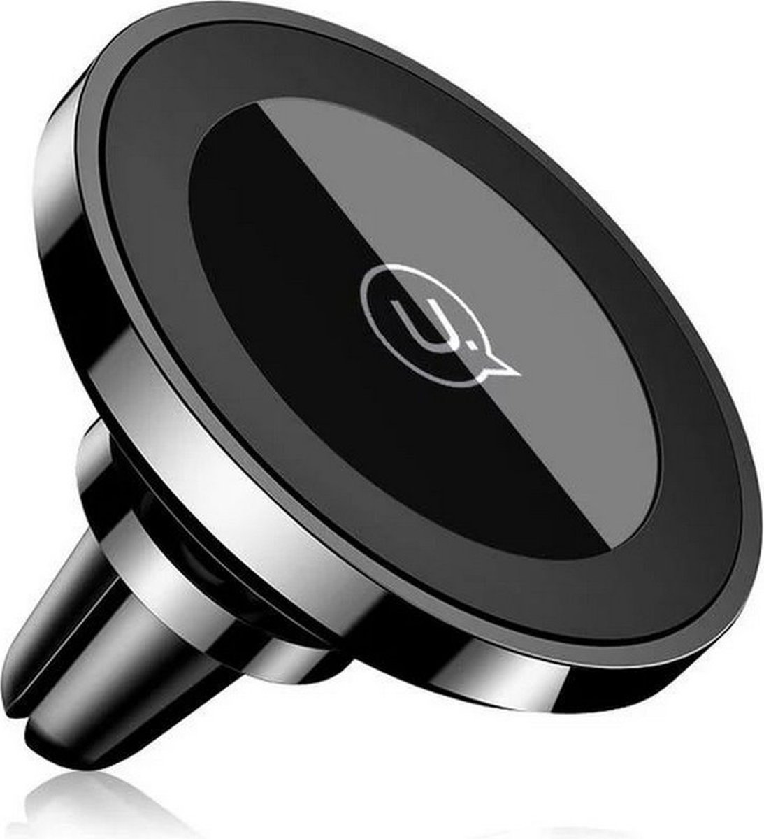 Usams Wireless Charging Auto Houder Magnetisch - Zwart