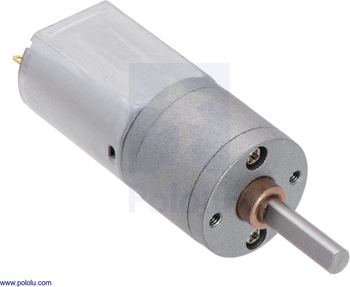 156:1 Metal Gearmotor 20Dx44L mm 6V CB Pololu 3706