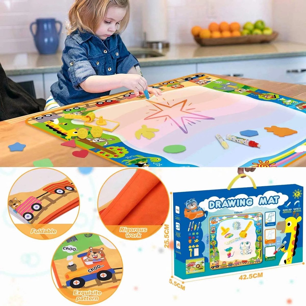 foam puzzelmat 35 stuks – dinosaurus speelmat – Kruzzel