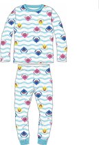Pink Fong Bébé Shark Pyjama Blauw Katoen Taille 116