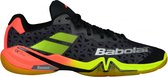 Chaussure de badminton Babolat Shadow Tour pour homme - noir/jaune - pointure 38