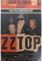 Metalen wandbord concertbord ZZ top live at the garden - 20 x 30 cm