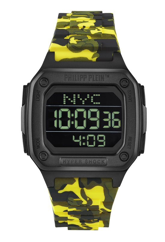 Philipp Plein Hyper $Hock PWHAA1722 Horloge - Siliconen - Multi - Ø 44 mm