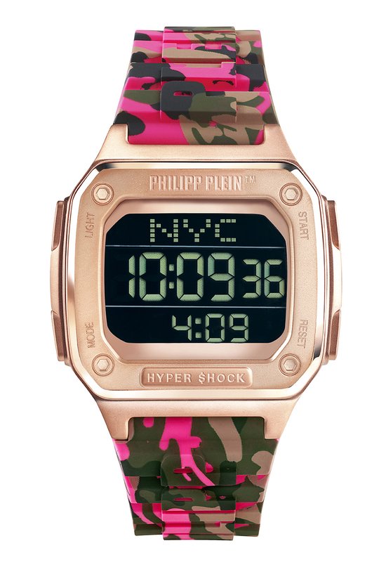 Philipp Plein Hyper $Hock PWHAA1622 Horloge - Siliconen - Multi - Ø 44 mm