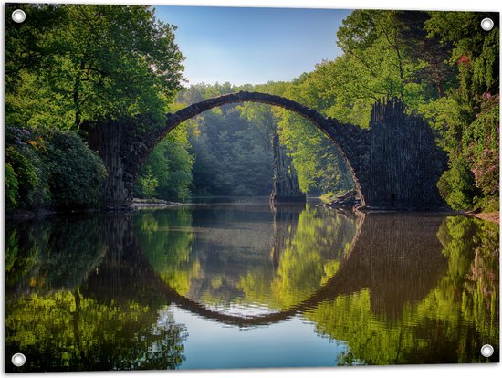WallClassics - Poster de Jardin - Arche au-dessus de l' Water - Australie - 80x60 cm Photo sur Poster de Jardin (décoration murale pour l'extérieur et l'intérieur)