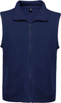 Donker Blauwe fleece bodywarmer model Bellagio merk Roly maat 3Xl