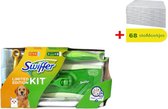 Swiffer duster combikit sweeper floor & duster Met extra Swiffer vloerdoekjes 80 stuks